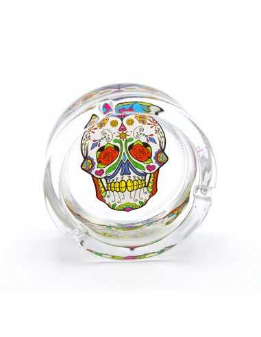 Scrumiera Round Glass Calavera / Toro