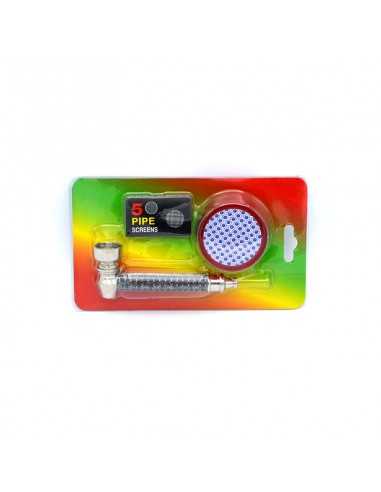 Set mini pipa si grinder plastic... Set mini pipa si grinder plastic...