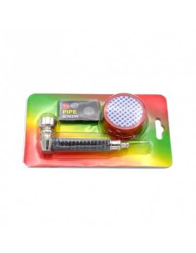 Set mini pipa si grinder plastic... Set mini pipa si grinder plastic...