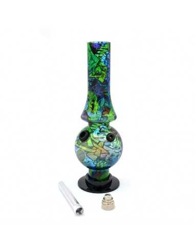 Bong acrilic 20cm Graffiti / Toro Bong acrilic 20cm Graffiti / Toro