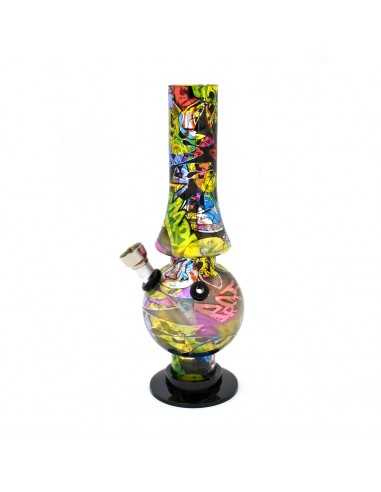 Bong acrilic 20cm Graffiti / Toro Bong acrilic 20cm Graffiti / Toro