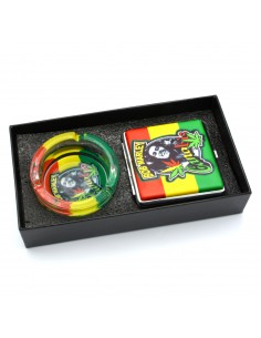 Set scrumiera&tabachera Bob...