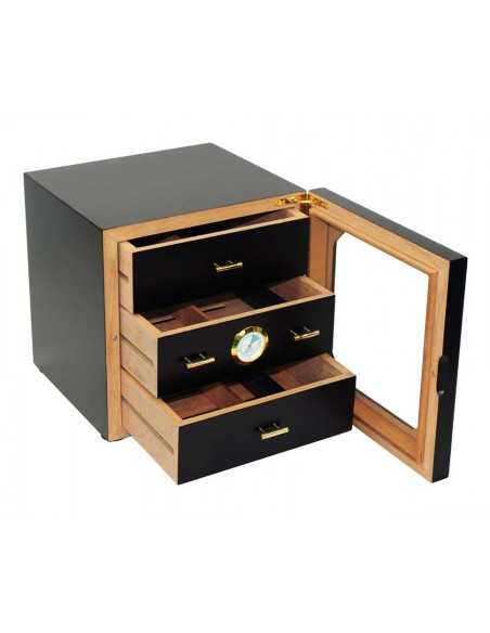Umidor Cabinet Black 1172 (75 tig.) "Andreas"