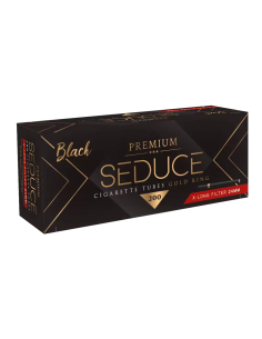 Tuburi cu filtru pt. tigarete 24mm Black Gold Ring Seduce (200)