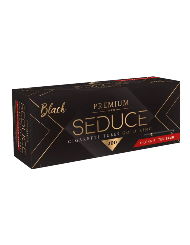 Tuburi cu filtru pt. tigarete 24mm Black Gold Ring Seduce (200)
