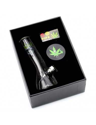 Set (bong sticla 12cm+site+grinder)... Set (bong sticla 12cm+site+grinder)...