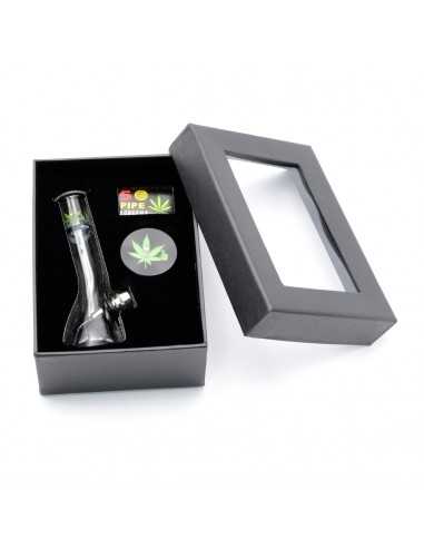 Set (bong sticla 12cm+site+grinder)... Set (bong sticla 12cm+site+grinder)...