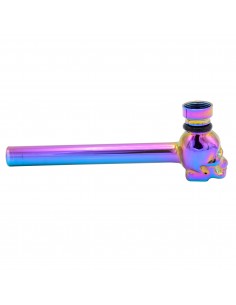 Mini pipa sticla Skull Rainbow / Toro